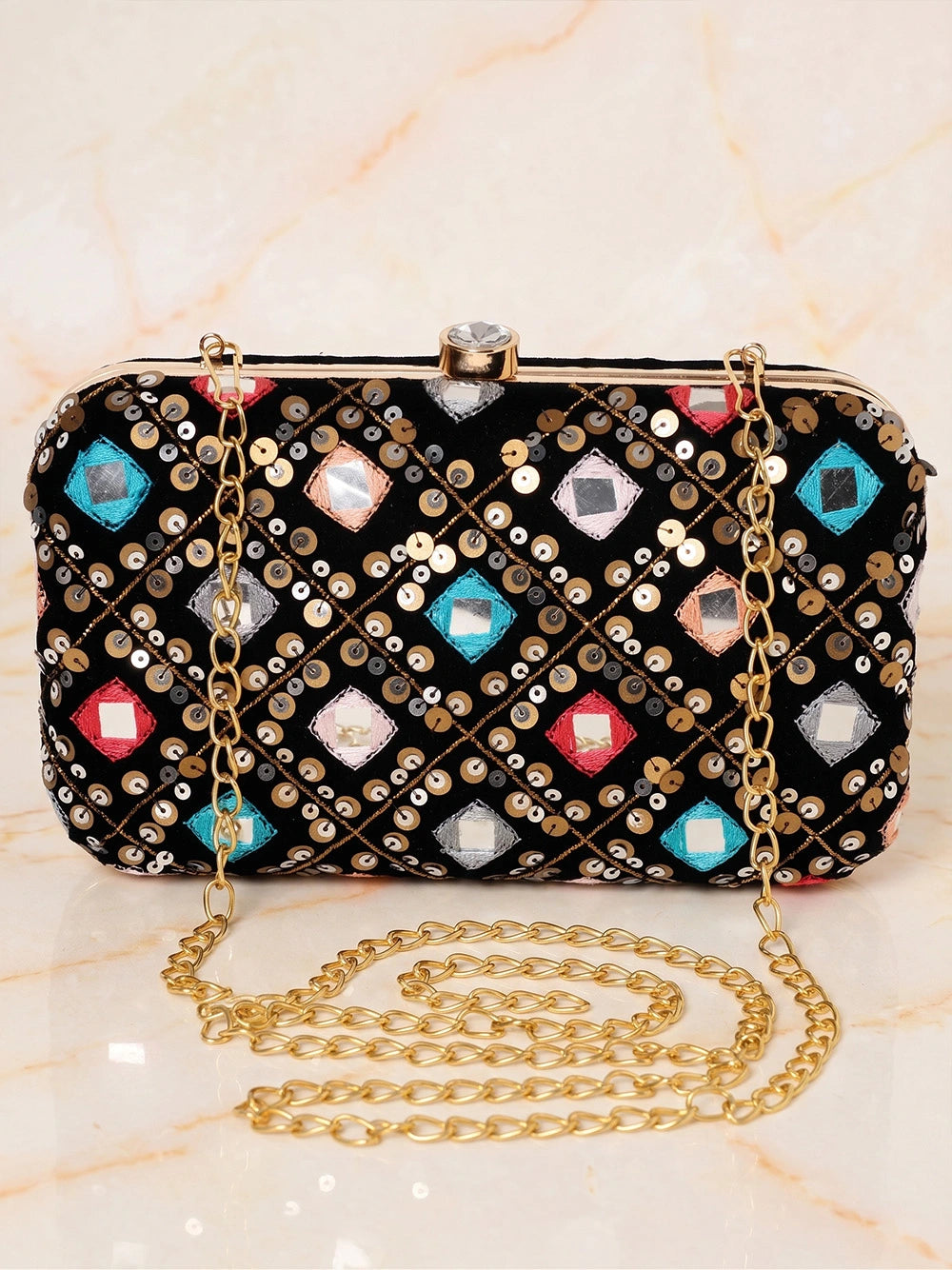 leather cool clutches