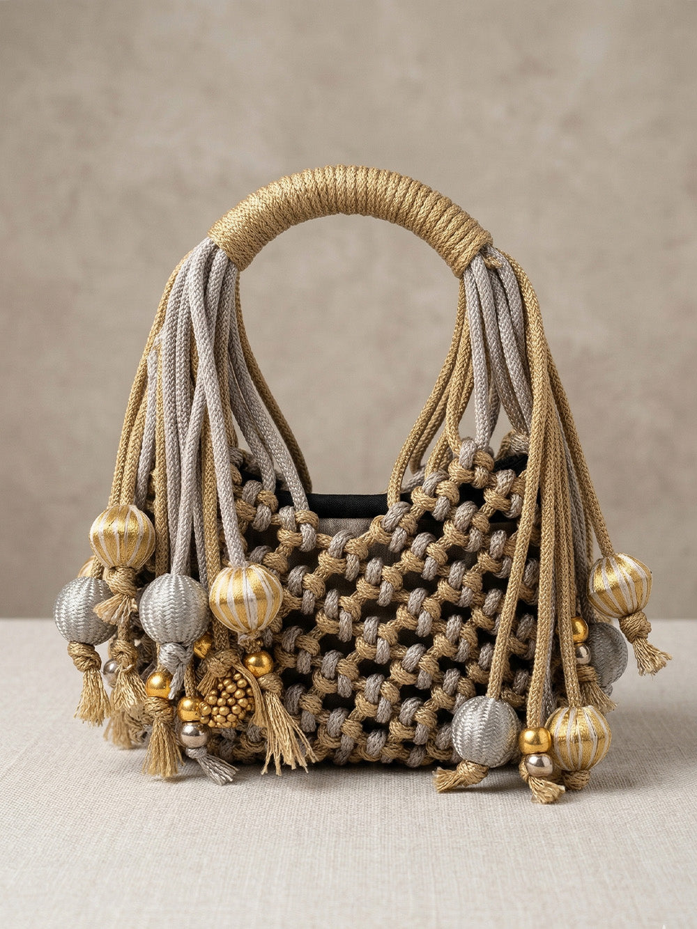 Women Gold Messenger Bag
