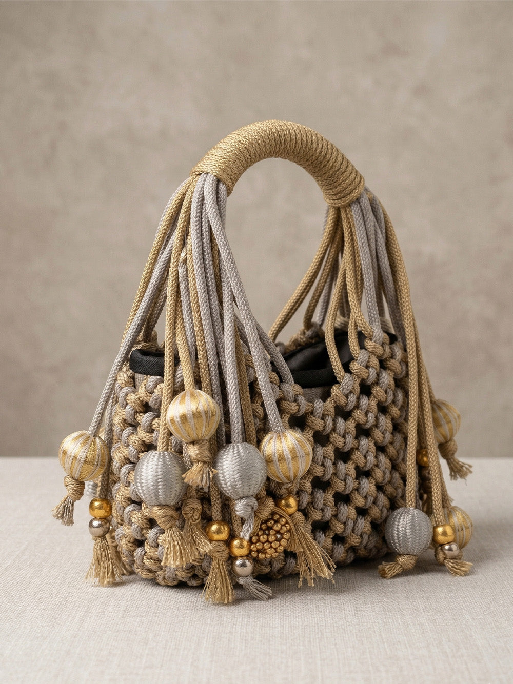 Women Gold Messenger Bag