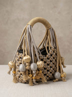 Women Gold Messenger Bag