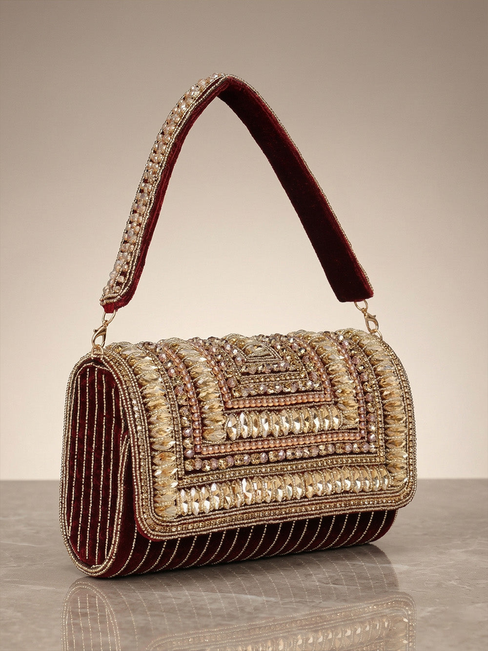 Kadisha Embroidered Evening Handbag for Women