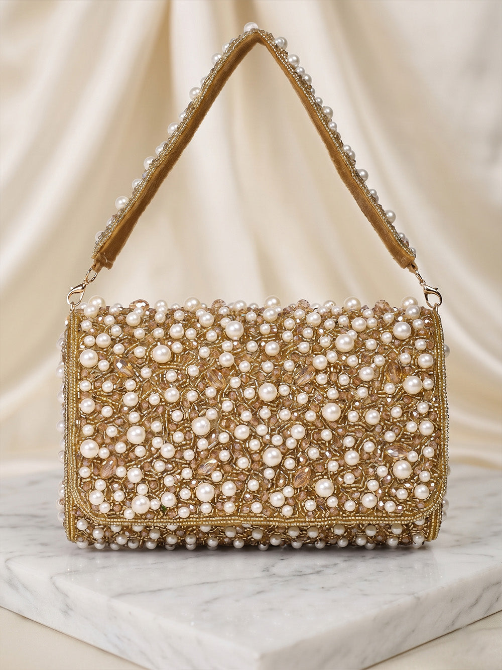 White & Gold Pearl
