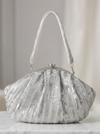 Silver Women Shoulder Bag