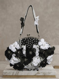 Women Black and White Potli
