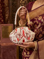 Women's Pink Potli Bag