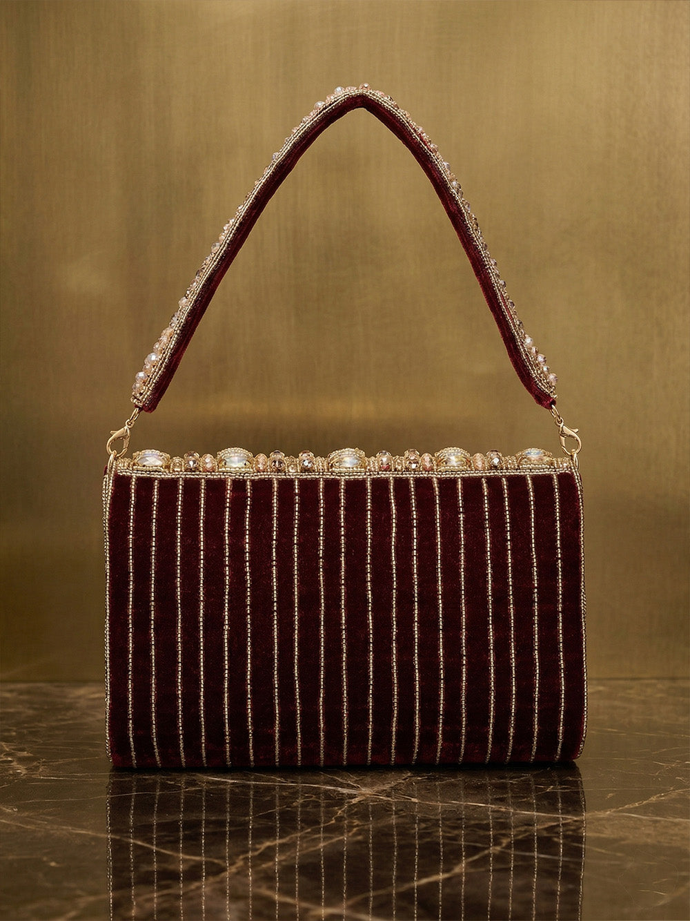 Kadisha Embroidered Evening Handbag for Women