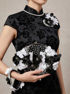 Women Black and White Potli