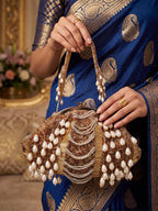Women's Golden Potli Bag