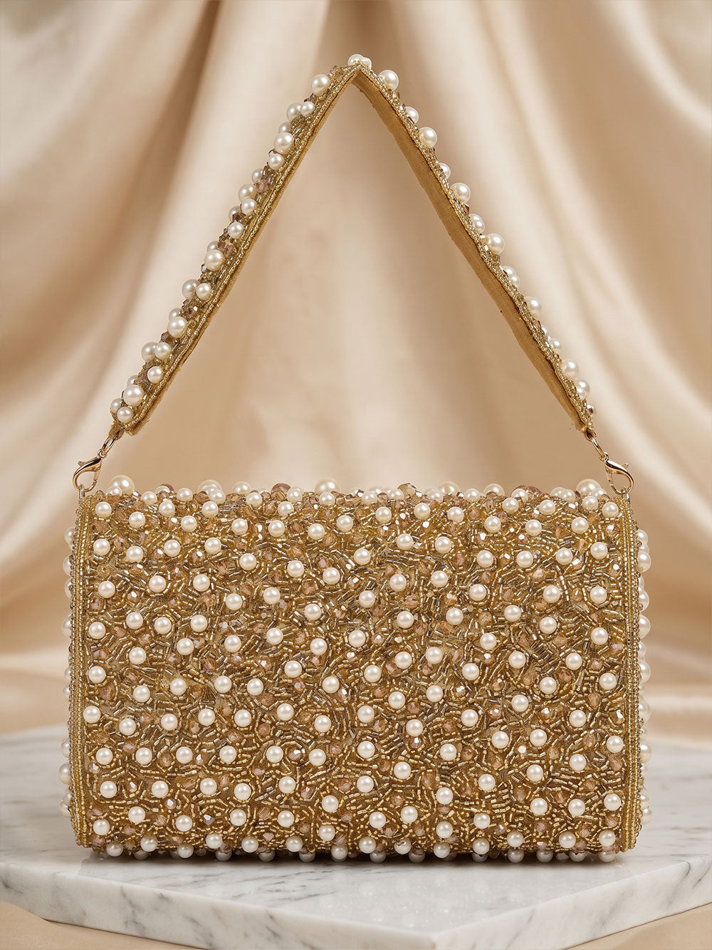 White & Gold Pearl