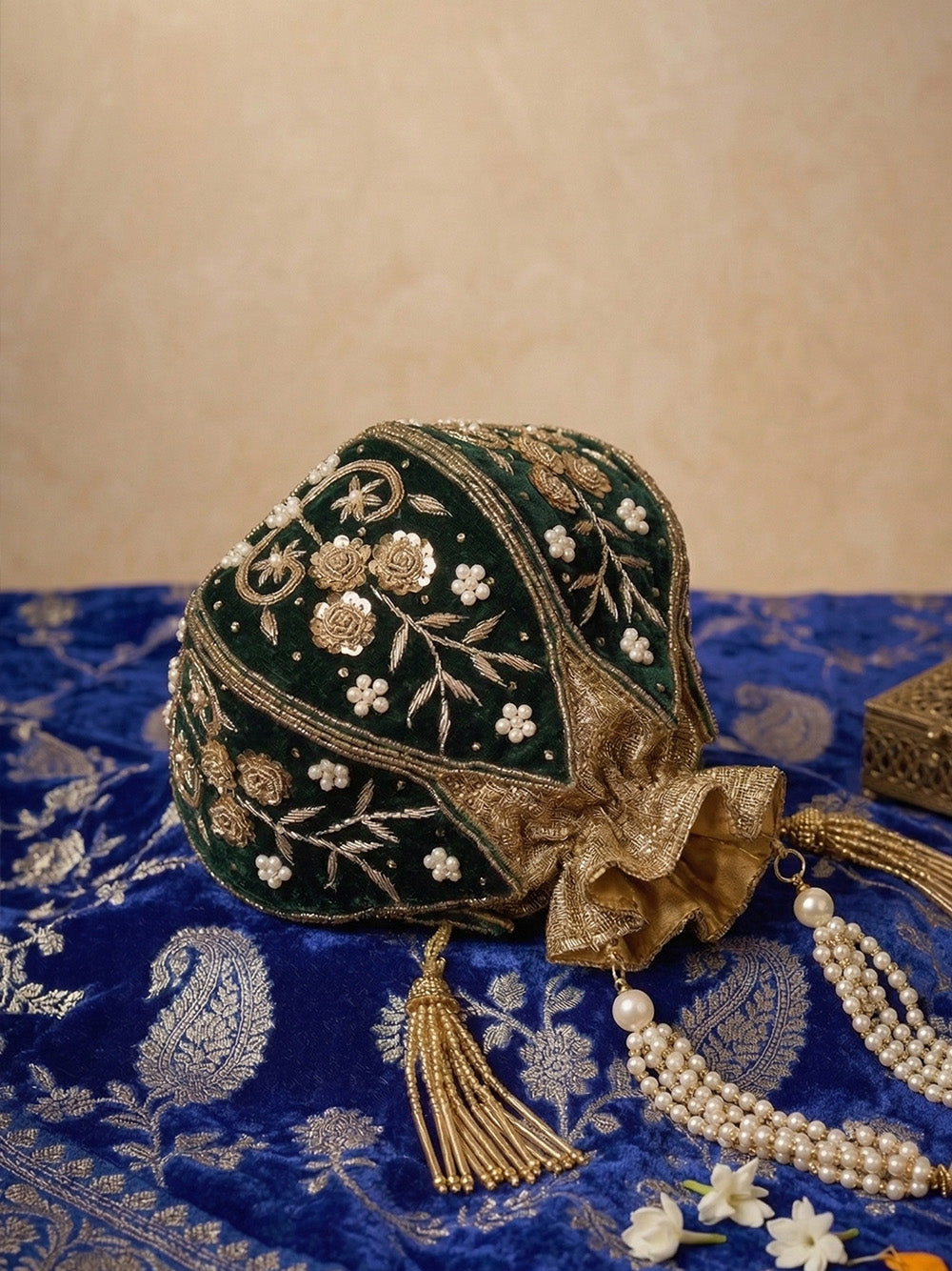 Black & Gold Potli Bag