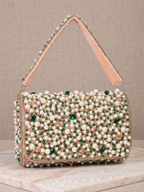 Peach & Green Pearl