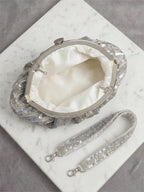 Silver Women Shoulder Bag