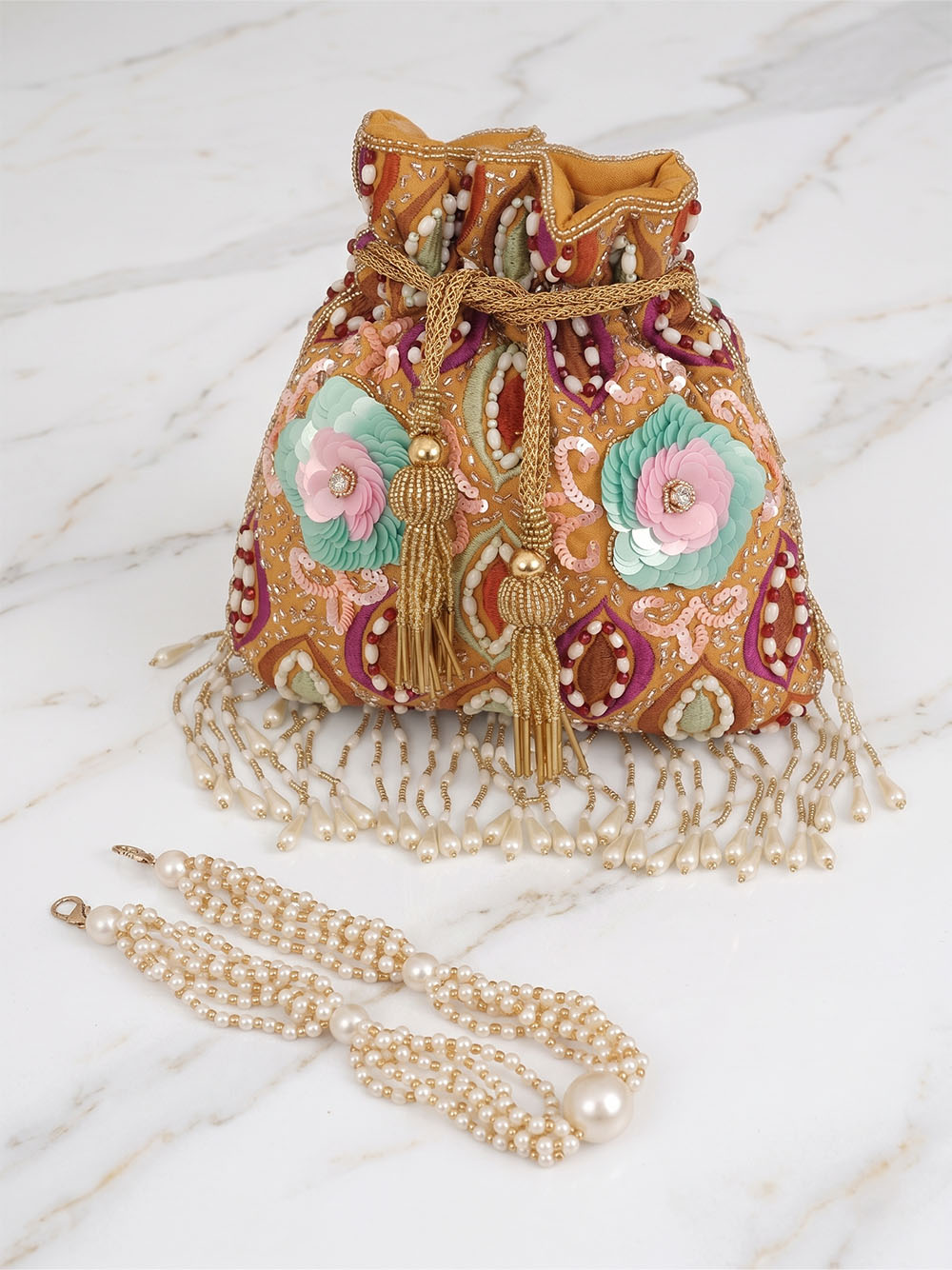 Women's Golden Potli