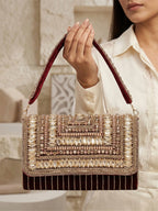 Kadisha Embroidered Evening Handbag for Women
