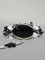 Women Black and White Potli