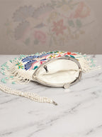 Women's White Potli Bag