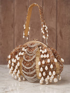 Women's Golden Potli Bag