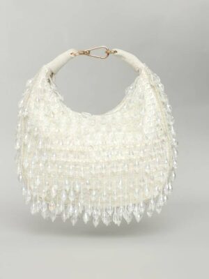 Women White Potli