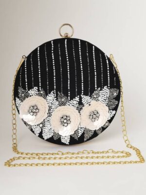 Party Black Clutch